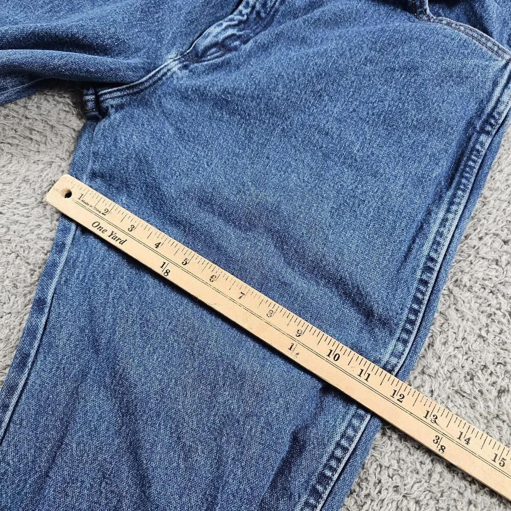 Wrangler Jeans Mens 33x35 Blue Cowboy Cut Rancher Workwear Western 13MWZ Y2K